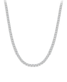 Men's Diamond 24" Tennis Necklace (8 ct. t.w.) in 14k White Gold купить в аутлете