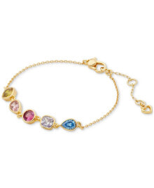 Купить браслеты kate spade new york: Gold-Tone Bubbly Bezel Bracelet