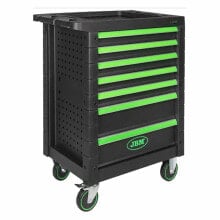 JBM Tool cart 7 drawers green