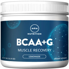 Аминокислоты MRM BCAA + G 1000 Lemonade  Комплекс BCAA для восстановления мышц, лимонад  180 г