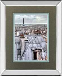 Paris Rooftops by Assaf Frank Mirror Framed Print Wall Art, 34