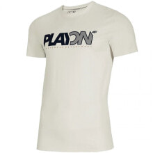 Мужские спортивные футболки мужская футболка спортивная белая с надписями 4F M H4L21 TSM013 11S