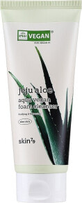 Erfrischender Reinigungsschaum für das Gesicht mit Aloe Vera - Skin79 Jeju Aloe Foam Cleanser