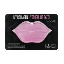 Средства для ухода за кожей губ soo'AE My Collagen Hydrogel Lip Patch Коллагеновые и гидрогелевые патчи для губ 10 г