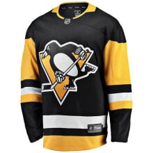 FANATICS NHL Pittsburgh Penguins Branded Home Breakaway Long Sleeve V Neck T-Shirt