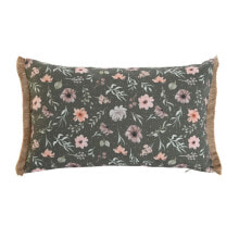 Подушка Home ESPRIT Зеленый Цветы Boho 50 x 5 x 30 cm купить онлайн
