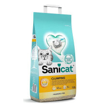 Купить косметика и гигиенические товары для собак SANICAT: SANICAT Unscented Clumping Binder Bentonite Cat Litter 10L