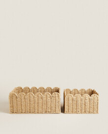 Scalloped basket