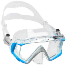 Masks and snorkels for scuba diving