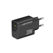 ESPERANZA EZC105K 20W USB-A and USB-C wall charger