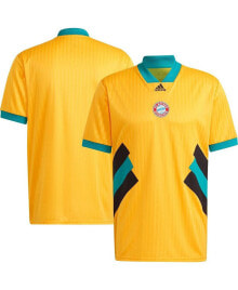 adidas men's Yellow Bayern Munich Football Icon Jersey