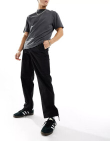 Купить мужские брюки SELECTED HOMME: Selected Homme loose fit cargo pant in black