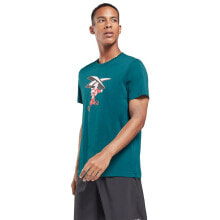 REEBOK Holiday Cotton Short Sleeve T-Shirt