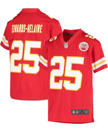 Youth Boys and Girls Clyde Edwards-Helaire Red Kansas City Chiefs Team Game Jersey