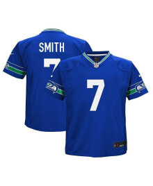 Nike little Boys and Girls Geno Smith Royal Seattle Seahawks Game Jersey