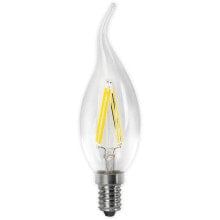 MATEL Led flame filament bulb C37 E14 warm clear 6W