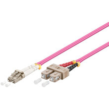 Wentronic 95944 - LC - SC - Cable - Network 2 m - Fiber Optic Multimode fiber