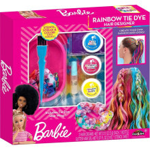 CRA-Z-ART Barbie Hair Designer Set Rainbow TieDye doll