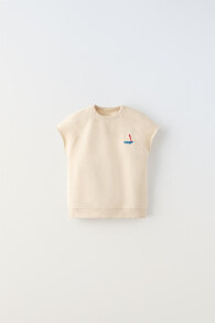 Embroidered boat top