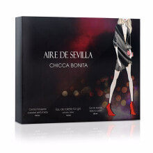 Парфюмерные наборы Aire De Sevilla Chicca Bonita Набор: Туалетная вода 150 мл + Гель для душа 150 мл + Лосьон для тела 150 мл