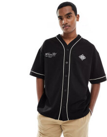 Купить мужские футболки и майки The Couture Club: The Couture Club baseball jersey shirt in black