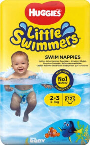 Купить детские подгузники и средства гигиены Huggies Little Swimmers: Schwimmwindeln, Gr. 2-3 (3-8 kg), 12 St