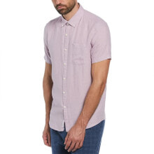 ORIGINAL PENGUIN Delave Linen With Pocket short sleeve shirt