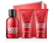 Dsquared² Red Wood 30 ml EdT Set mit Body Lotion