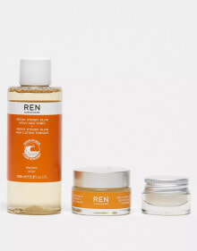 Купить средства по уходу за лицом для мужчин REN: REN Ultimate Glow Heroes Starter Kit