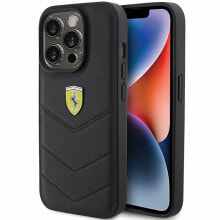 FERRARI Fehcp15Lrduk iPhone 15 Pro 6.1 Quilted phone case