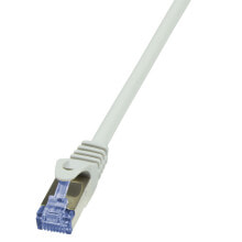 Кабели и разъемы для аудио- и видеотехники LogiLink 10m Cat.6A 10G S/FTP сетевой кабель Cat6a S/FTP (S-STP) Серый CQ3092S