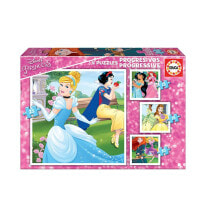 Настольные игры для компании eDUCA BORRAS Princesses Princesses 12-16-20-25