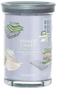 Duftkerze mit Ständer mit 2 Dochten - Yankee Candle A Calm & Quiet Place Tumbler