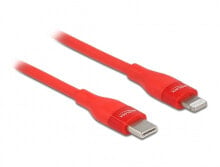 86633 - 0.5 m - Lightning - USB C - Male - Male - Red