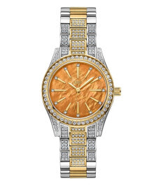 Купить наручные часы JBW: Women's Cristal Spectra Two-Tone Stainless Steel Diamond Watch, 28mm