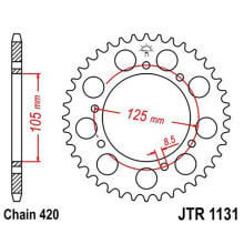 JT SPROCKETS 420 JTR1131.62 Steel Rear Sprocket