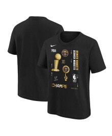 Outerstuff big Boys Black Denver Nuggets 2023 NBA Finals Champions Celebration Expressive T-shirt