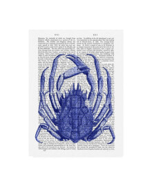 Trademark Global fab Funky Blue Crab Canvas Art - 19.5