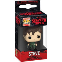 FUNKO Pocket POP Stranger Things Hunter Steve Stranger Things POP Key Chain