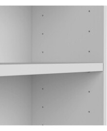 Simplie Fun bush 2-Shelf Bookcase Set in Pure White