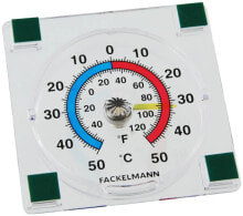 Fackelmann Fensterthermometer Kunststoff