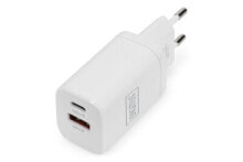 DIGITUS USB Charger 1x USB-A / 1x USB-C, 30W