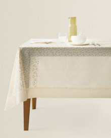 Tablecloth with openwork embroidery