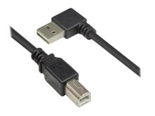 Alcasa 2510-EU005W USB кабель 0,5 m 2.0 USB A USB B Черный