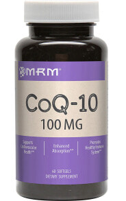 Коэнзим Q10 MRM CoQ-10  Коэнзим Q10 здоровье сердечно-сосудистой системы и иммунной поддержи 100 мг 60 гелевых капсул