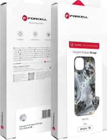 ForCell FORCELL F-PROTECT Mirage, Military Drop-Test futerał kompatybilny z MagSafe do IPHONE 16 PRO silver fog