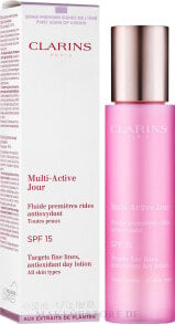 Antioxidative Tageslotion für alle Hauttypen - Clarins Multi-Active Antioxidant SPF15 Day Lotion