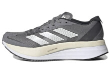 adidas Adizero Boston 11 耐磨 低帮 跑步鞋 女款 灰白 / Кроссовки Adidas Adizero Boston 11 GV7069