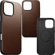 Nomad Nomad Modern Leather case, brown - iPhone 16 Pro