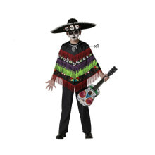 Карнавальный костюм для малышей Shico Маскарадные костюмы Чёрный Скелет Пончо купить онлайн